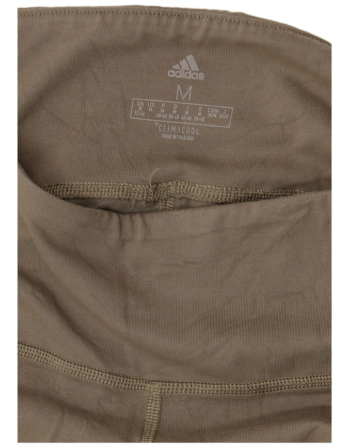 Leggings Adidas Climacool da donna UK 12/14 Medio Cachi