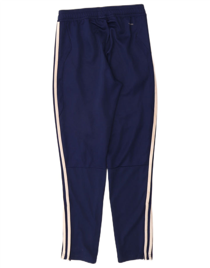 Pantaloni della tuta ADIDAS da ragazzo Climacool 11-12 anni in poliestere blu navy
