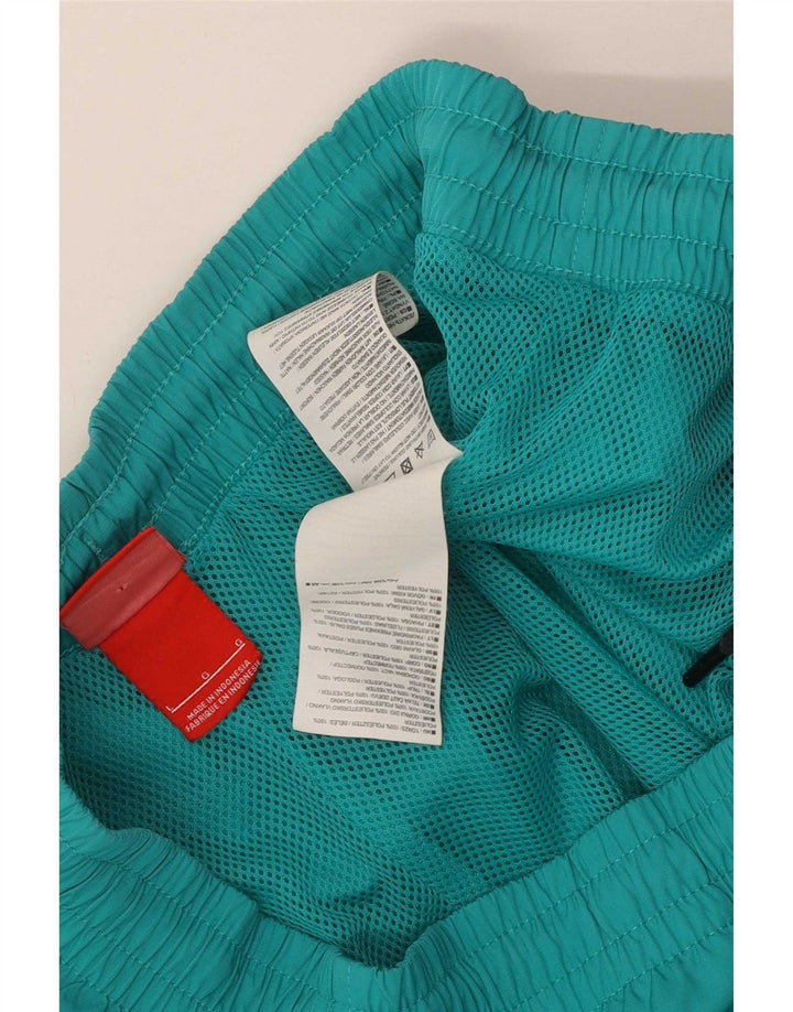 Pantaloncini sportivi Nike da uomo grandi in poliestere turchese