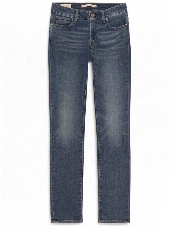 Levi's Jeans slim a vita bassa 712 da donna W25 L32 Cotone blu