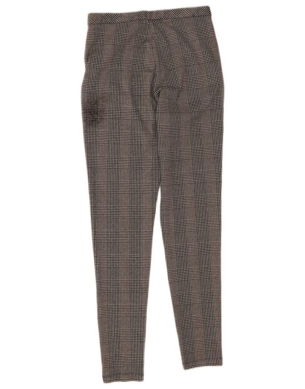 Pantaloni casual da donna Marks & Spencer UK 10 piccoli W30 L28 marroni