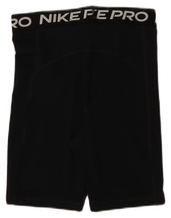 Pantaloncini sportivi Nike Dri Fit Graphic da donna UK 10 piccoli poliestere nero