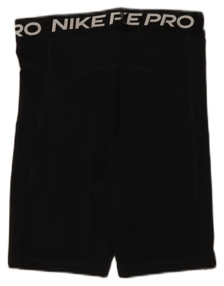 Pantaloncini sportivi Nike Dri Fit Graphic da donna UK 10 piccoli poliestere nero