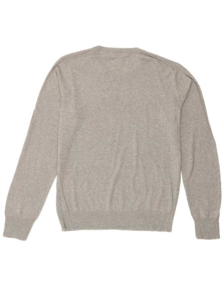 Maglione maglione girocollo con grafica da uomo Diesel XL grigio