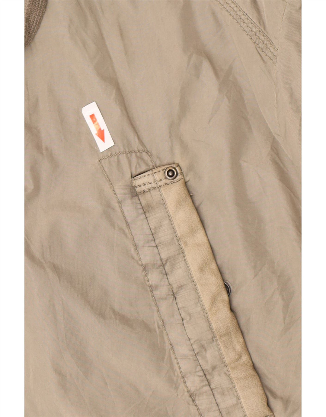 Giacca a vento con cappuccio da uomo Zara UK 44 2XL Nylon grigio