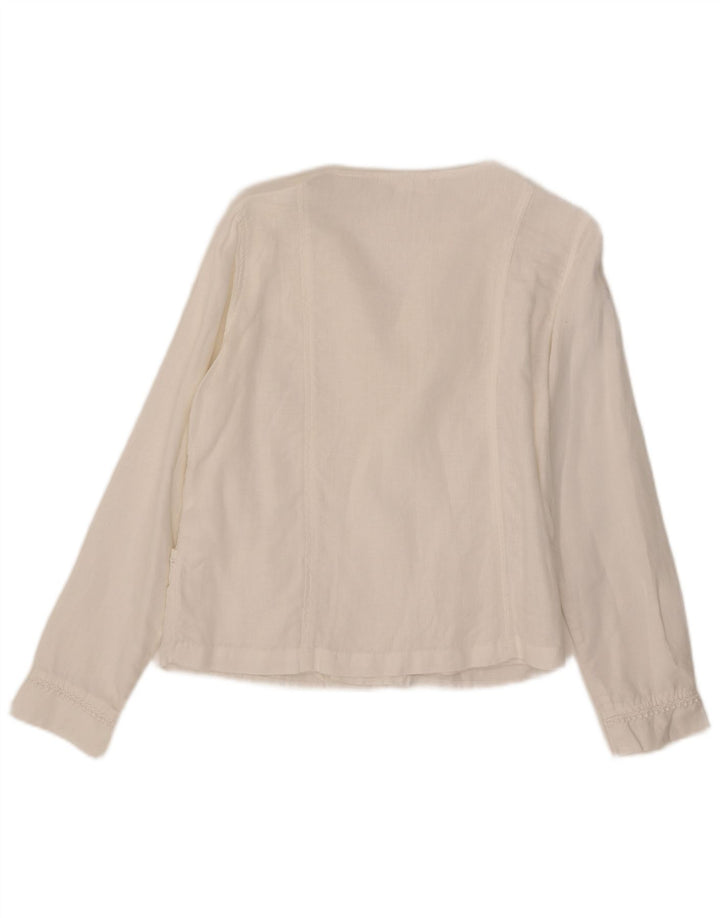 Cardigan da donna Thought Top UK 10 piccolo bianco