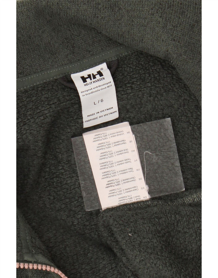 Giacca da tuta da donna HELLY HANSEN UK 16 Large Green Colourblock