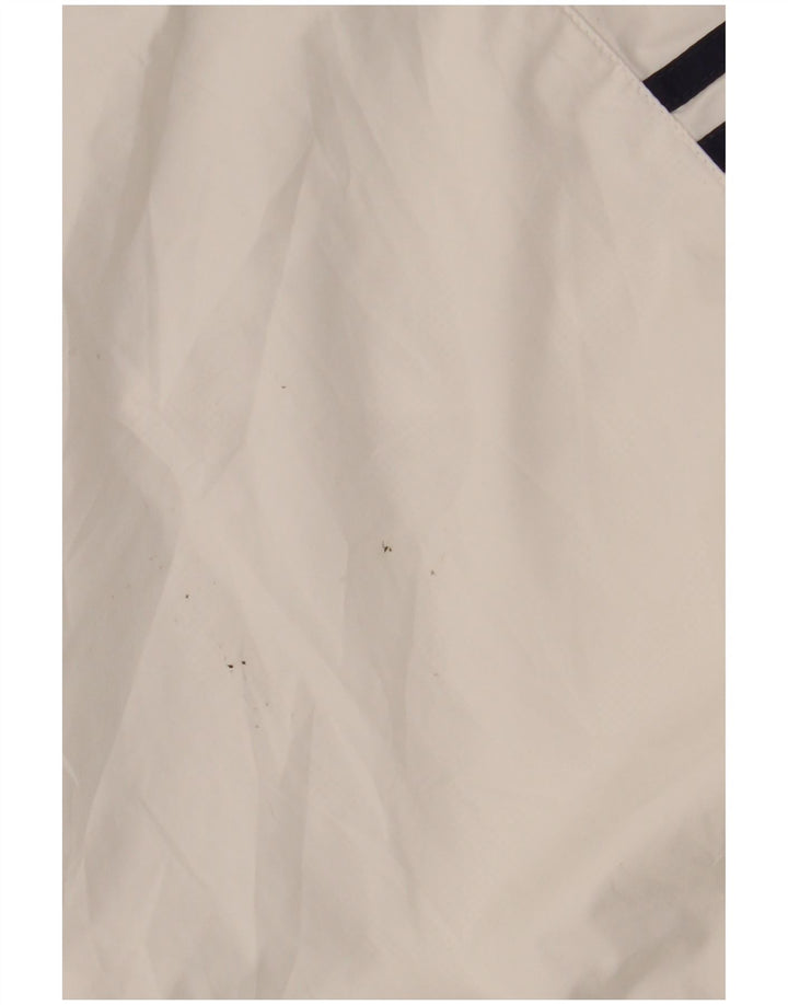 Giacca da ginnastica da uomo Adidas Small bianca in poliestere