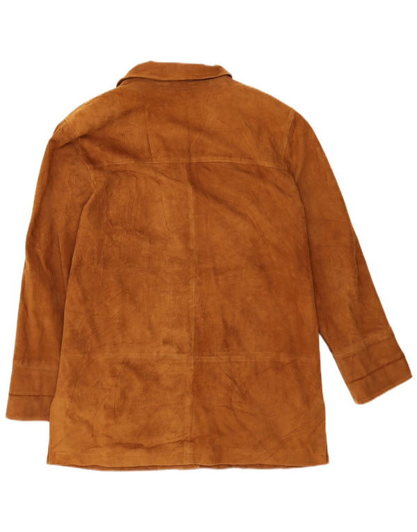 Giacca Donna Dibi in Pelle Scamosciata IT 46 Large Pelle Marrone