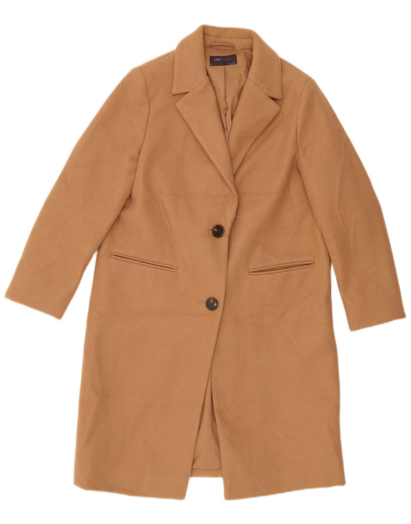 Cappotto da donna Marks & Spencer UK 12 Poliestere beige medio