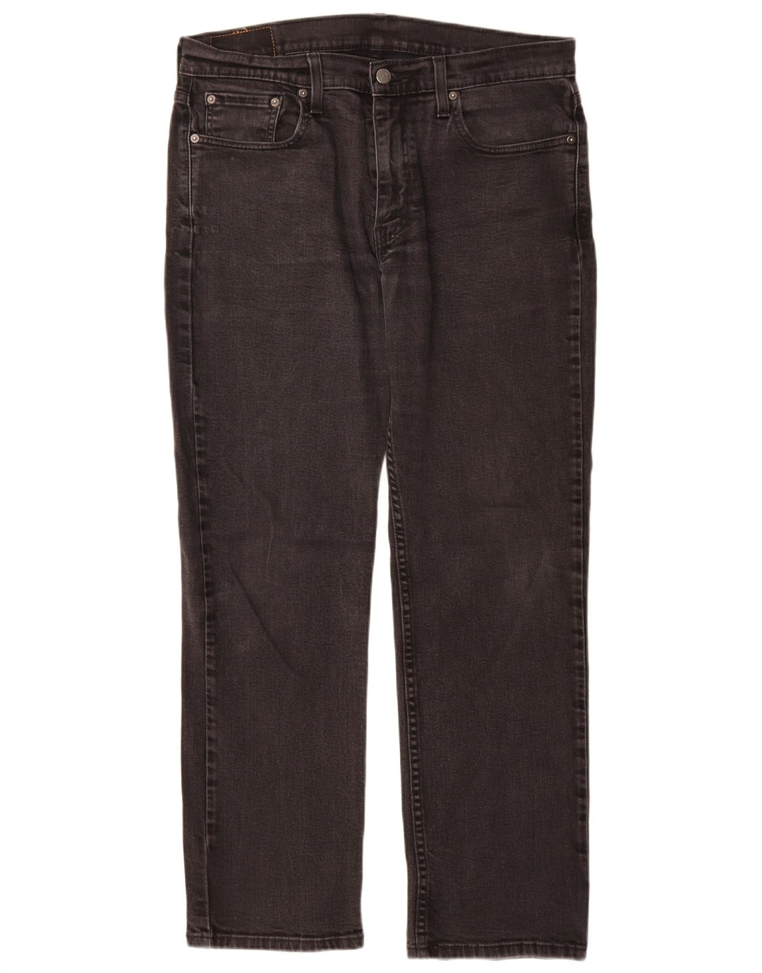 LEVI'S Jeans dritti da uomo 514 W33 L30 cotone nero