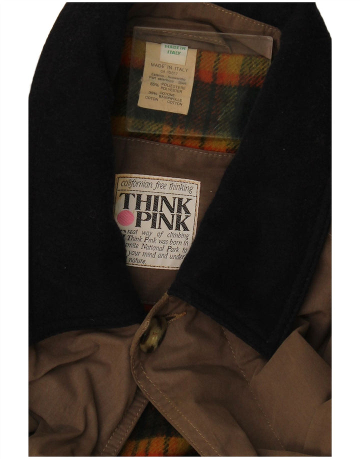 Cappotto da uomo Think Pink UK 44 2XL Poliestere kaki
