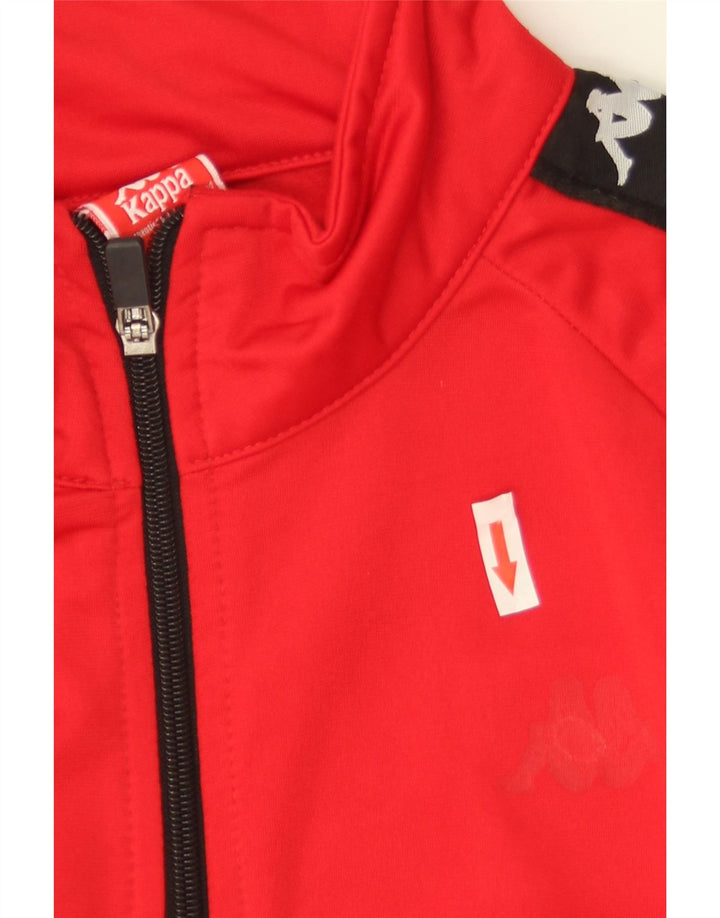 Giacca da tuta grafica da uomo Kappa XL rossa Colourblock