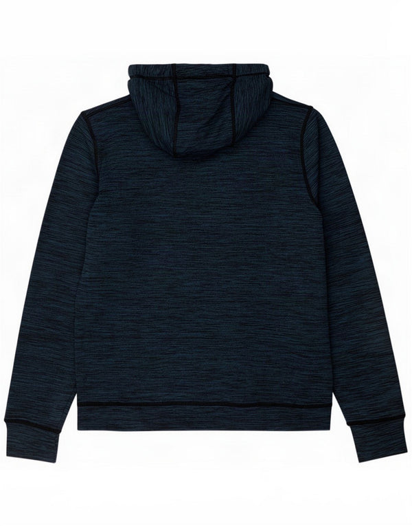 Superdry Womens Graphic Oversized Hoodie Jumper UK 10 Small Green Flecked