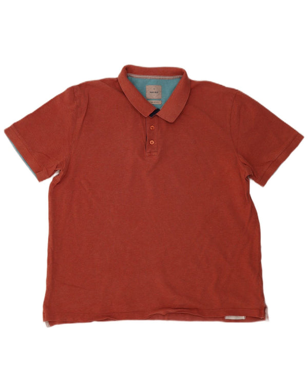 WHITE STUFF Polo da uomo XL in cotone marrone