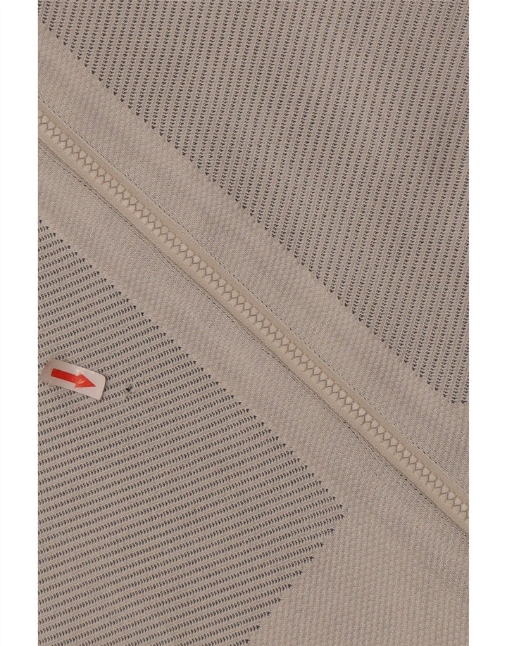 Maglione con cappuccio e zip da uomo ADIDAS grigio medio gessato