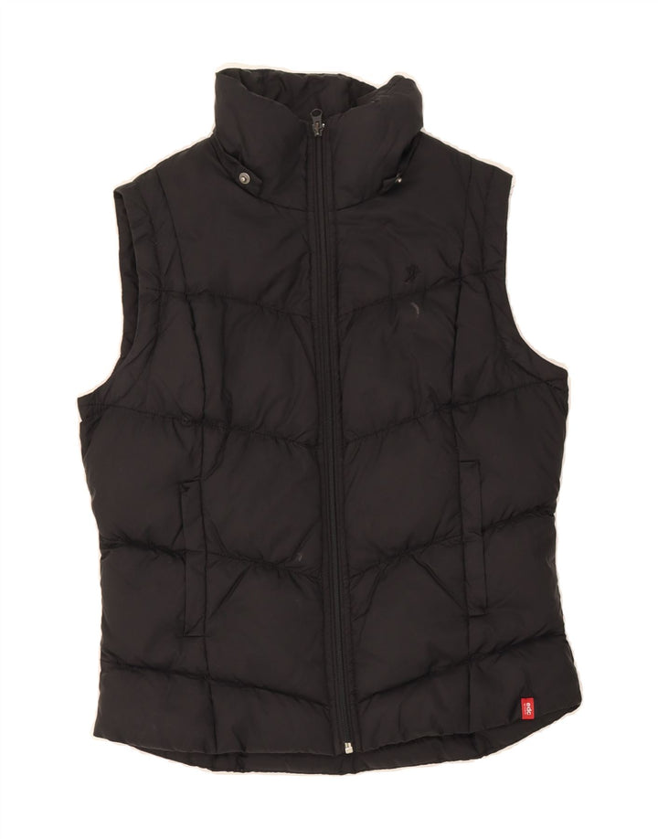 ESPRIT Womens Padded Gilet UK 10 Small Black Polyamide Vintage Esprit and Second-Hand Esprit from Messina Hembry 