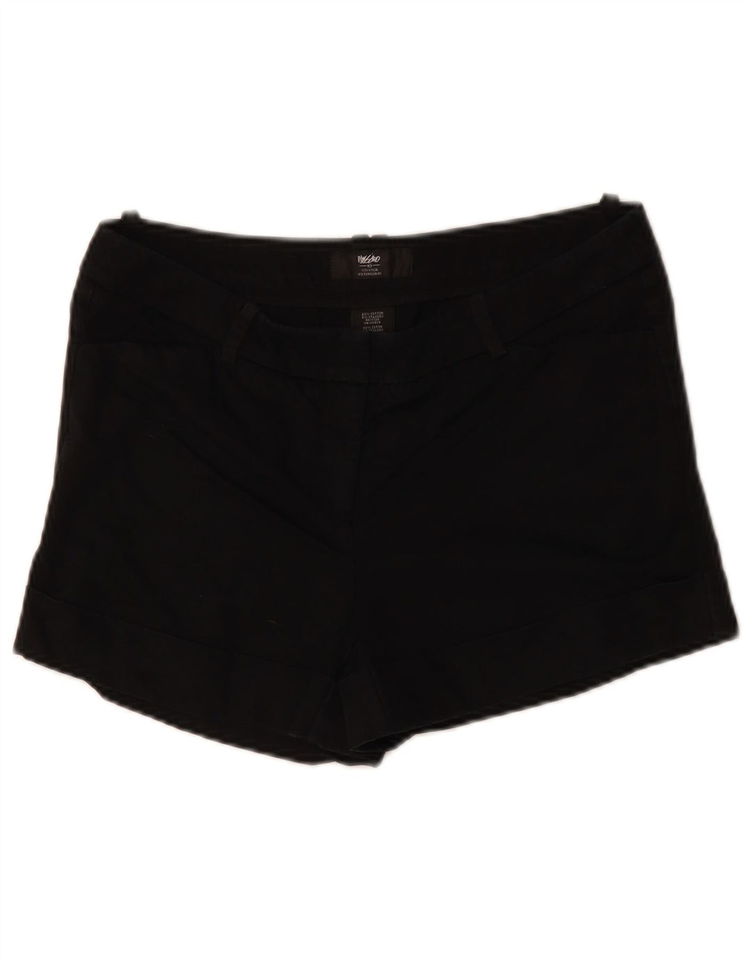 Pantaloncini casual da donna Mossimo US 8 Medium W32 Cotone nero