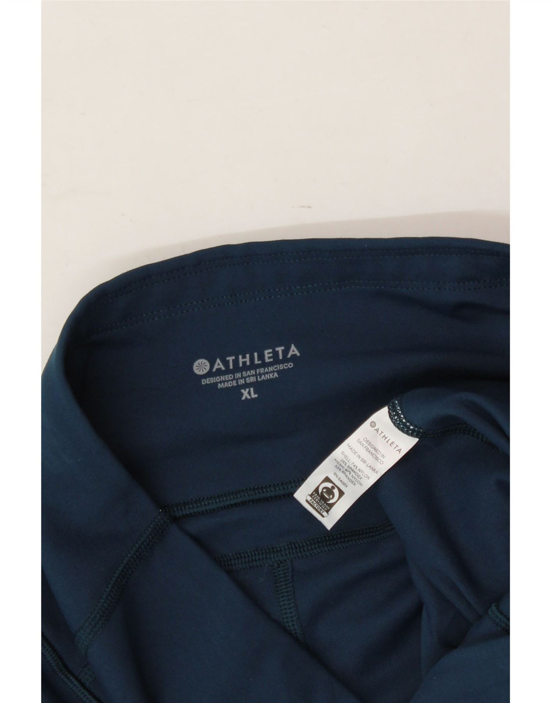 ATHLETA Womens Capri Leggings UK 18 XL  Blue Nylon Vintage Athleta and Second-Hand Athleta from Messina Hembry 