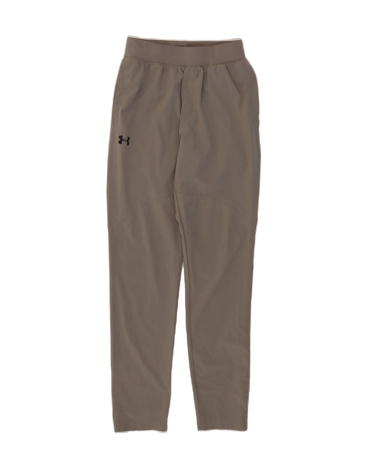 UNDER ARMOUR Womens Tracksuit Trousers UK 8 Small  Grey Polyester Vintage Under Armour and Second-Hand Under Armour from Messina Hembry 