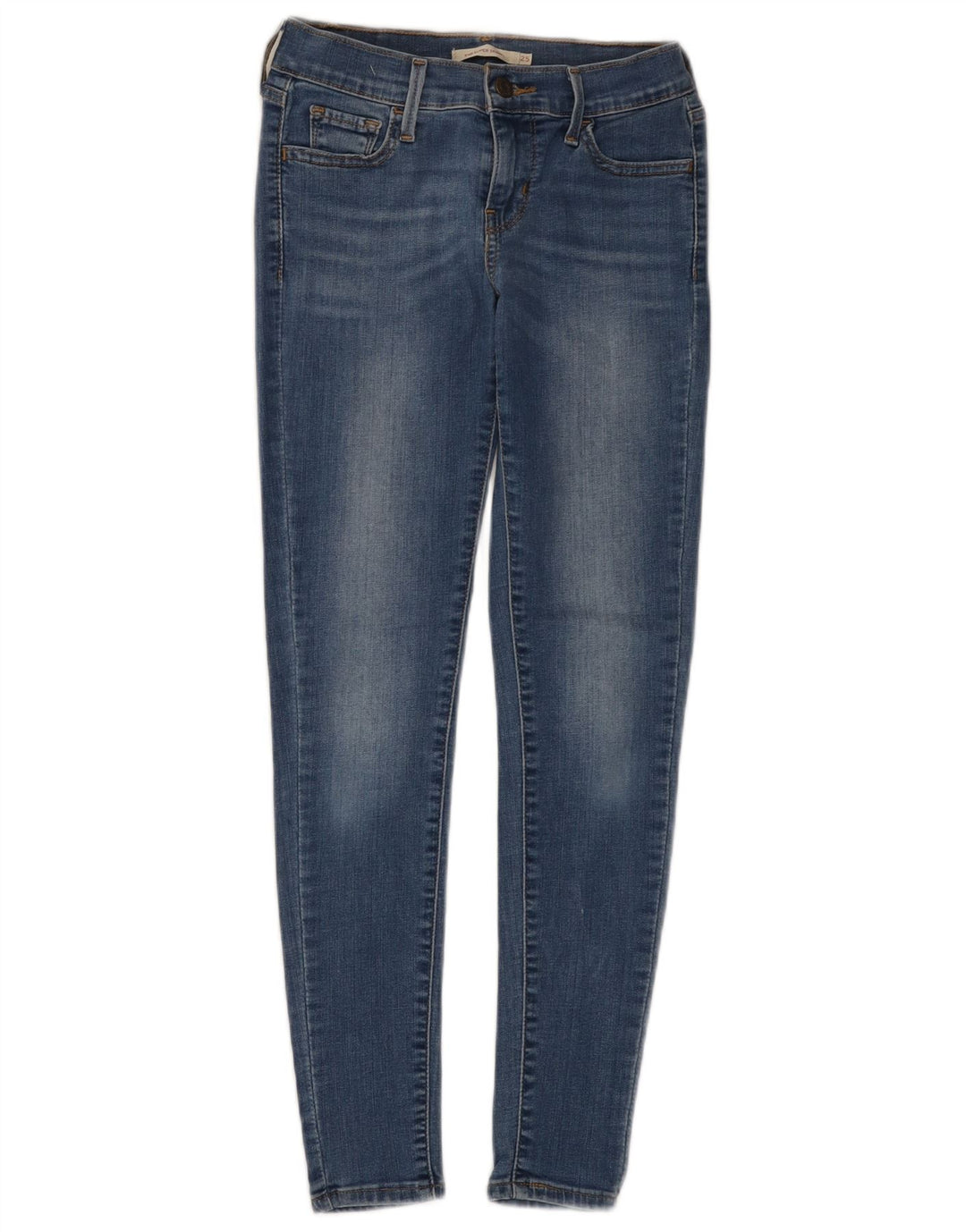 LEVI'S Jeans da donna 710 super skinny W25 L28 cotone blu