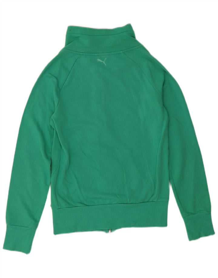 Giacca da ginnastica da donna con grafica Puma UK 10 Small Verde Cotone