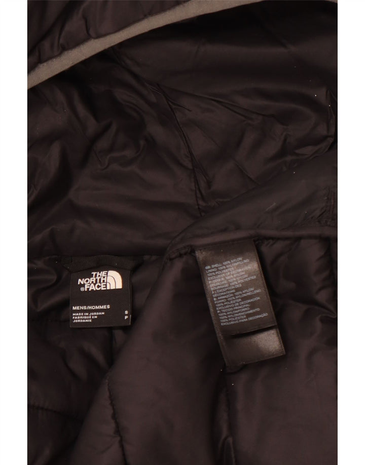 THE NORTH FACE Giacca imbottita con cappuccio da uomo UK 36 piccola in nylon nero