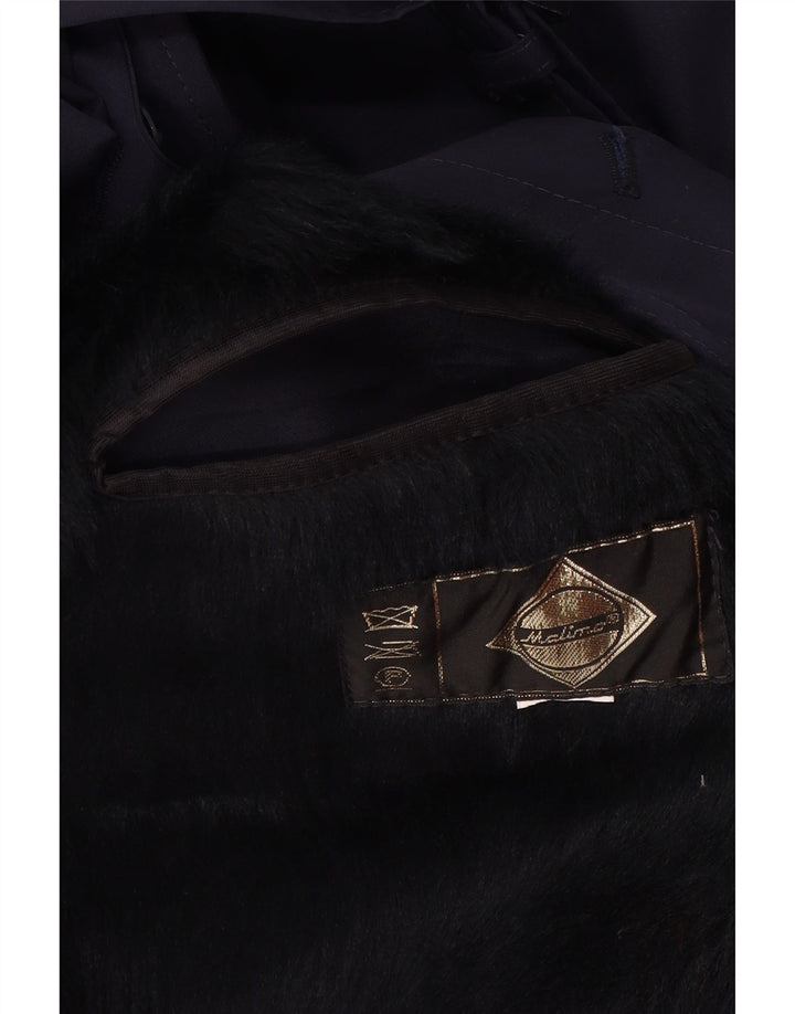 Cappotto Sherpa da uomo VINTAGE UK 40 grande blu navy