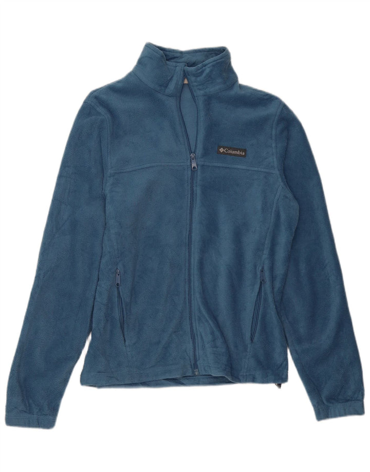 Giacca in pile oversize da donna Columbia UK 6 XS blu poliestere