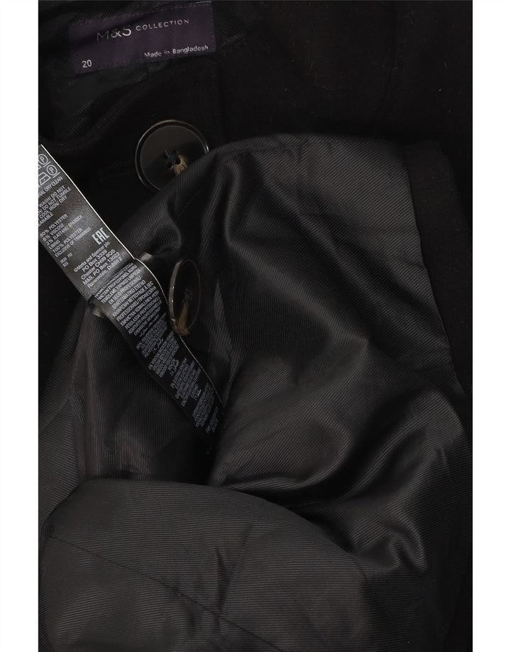 Soprabito da donna Marks & Spencer UK 20 2XL poliestere nero