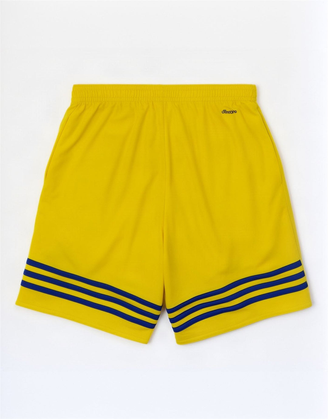 Pantaloncini sportivi Adidas Climalite da uomo piccoli in poliestere giallo