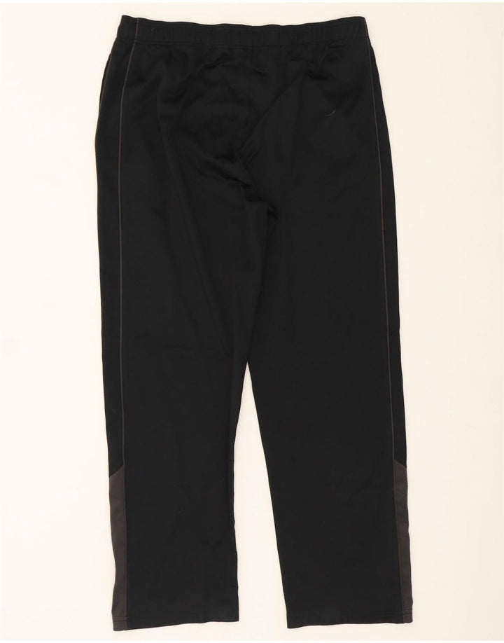FILA Mens Tracksuit Trousers Large Black Colourblock Polyester Vintage Fila and Second-Hand Fila from Messina Hembry 