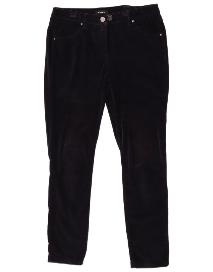 Pantaloni casual slim da donna Max & Co. W32 L29 Blu navy
