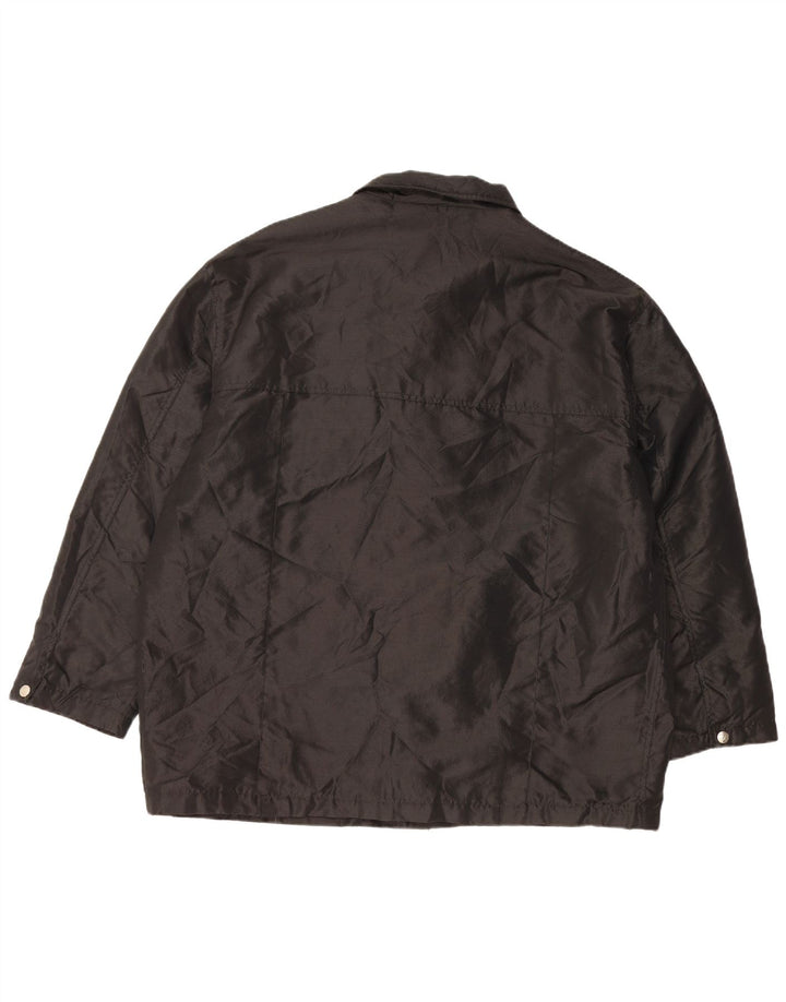 PIERO GUIDI Giacca utilitaria da uomo UK 42 XL Nylon nero