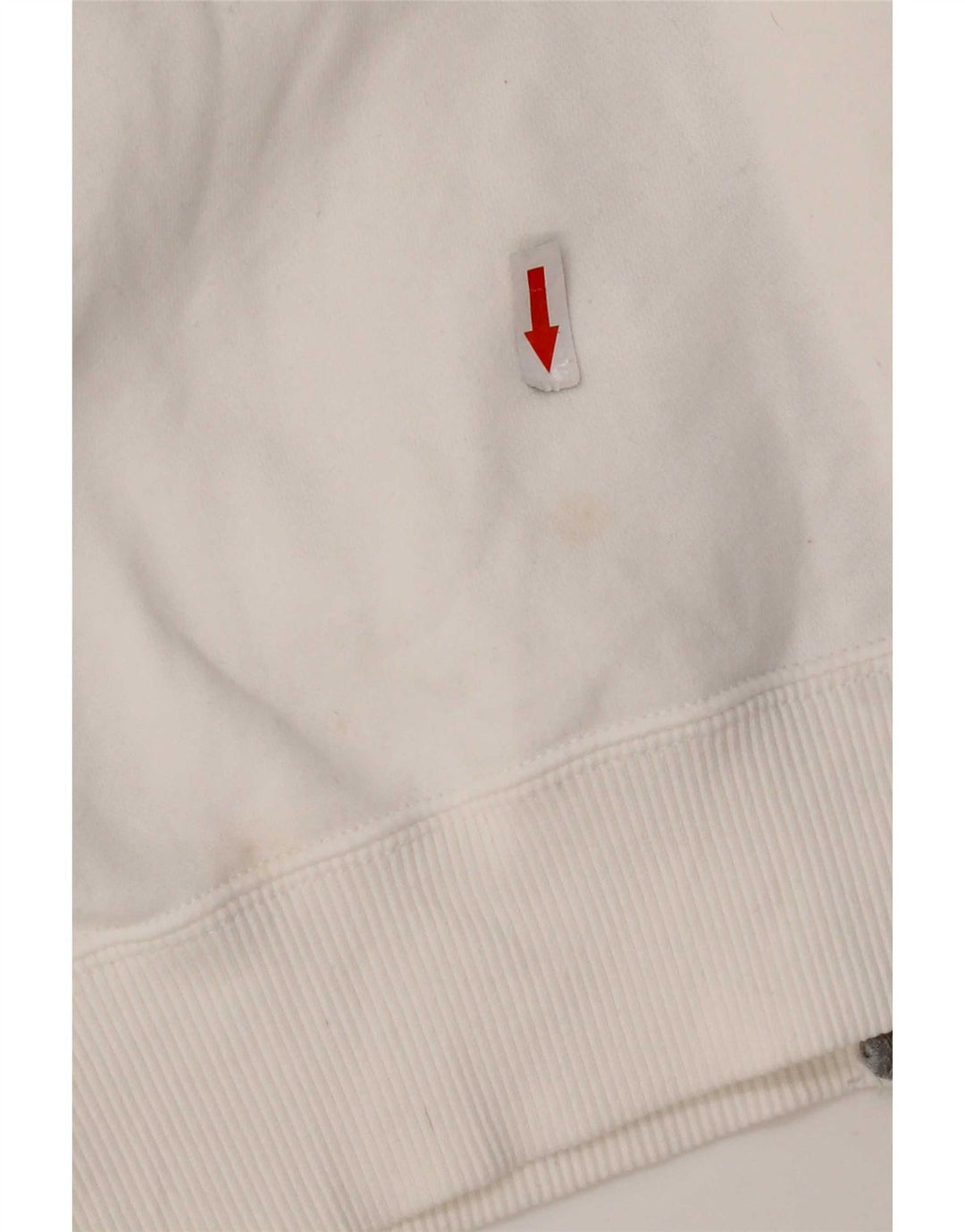 Giacca da ginnastica grafica da donna Nike UK 14 cotone bianco medio