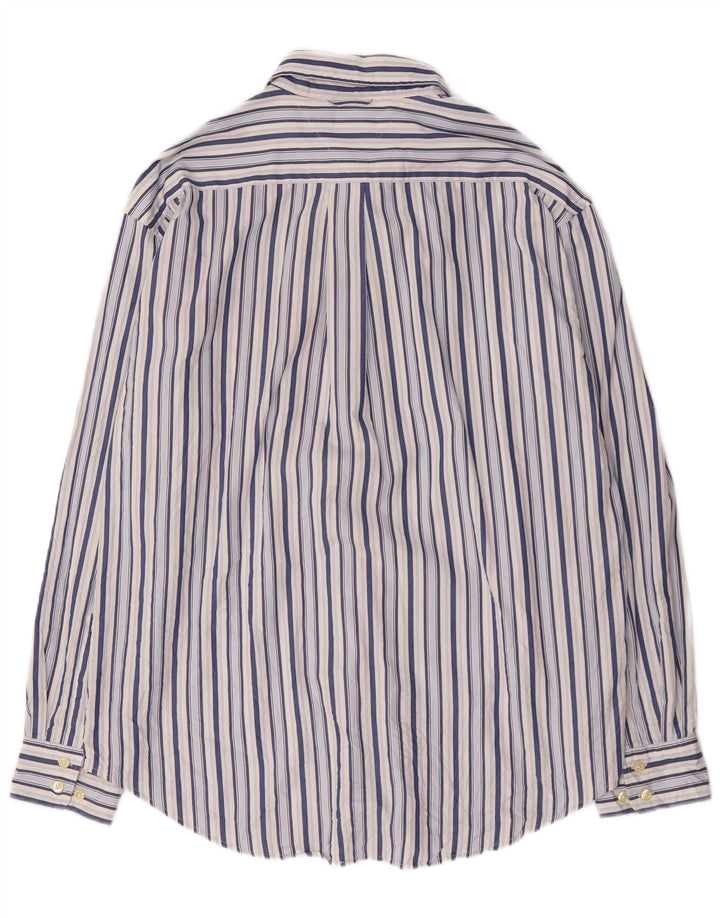 Camicia da uomo Tommy Hilfiger XL in cotone a righe blu