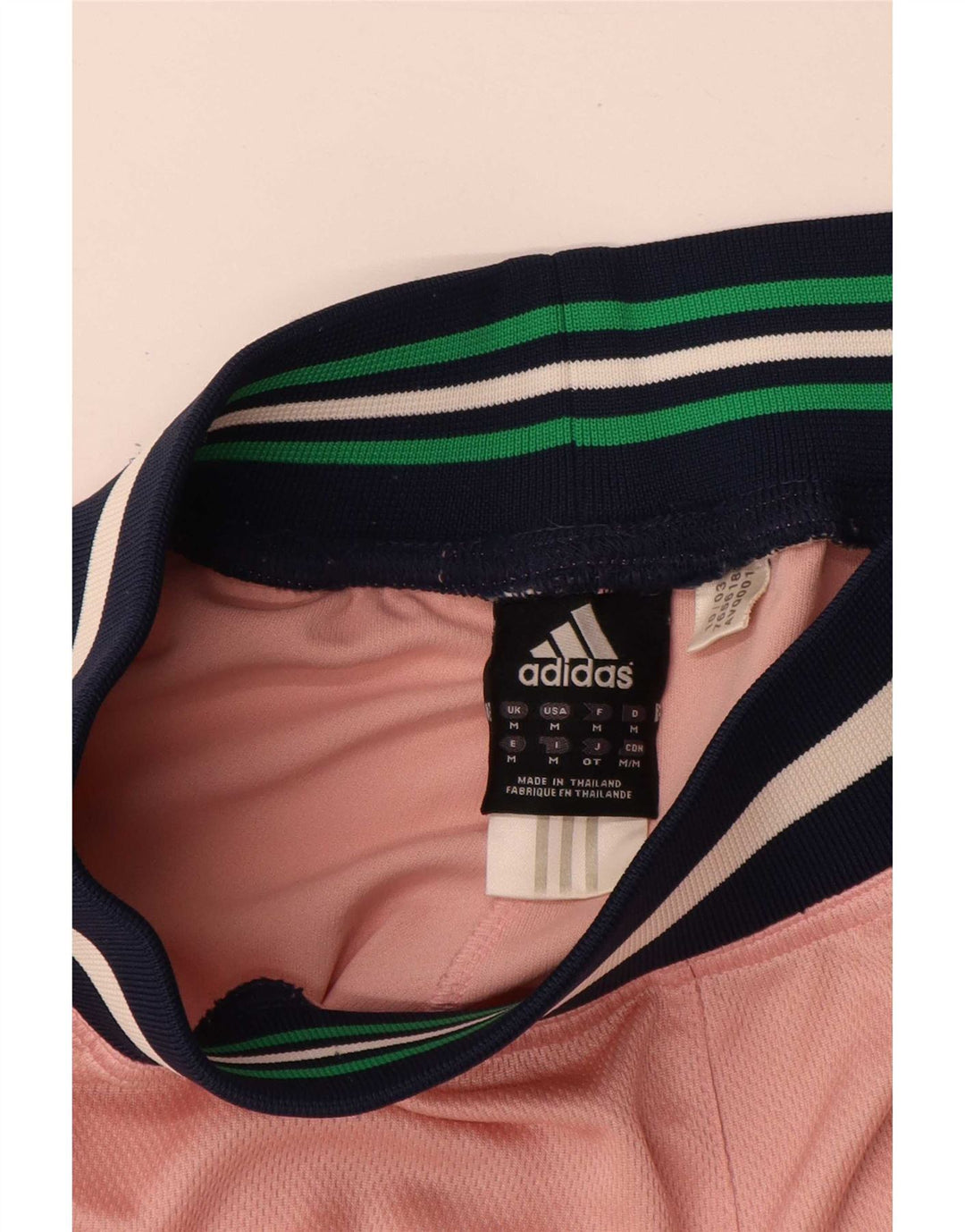 Pantaloncini sportivi da donna Adidas UK 12 poliestere color block rosa medio