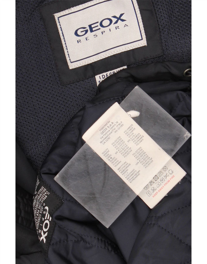 Geox Giacca imbottita Respira da uomo UK 44 2XL Poliestere blu navy