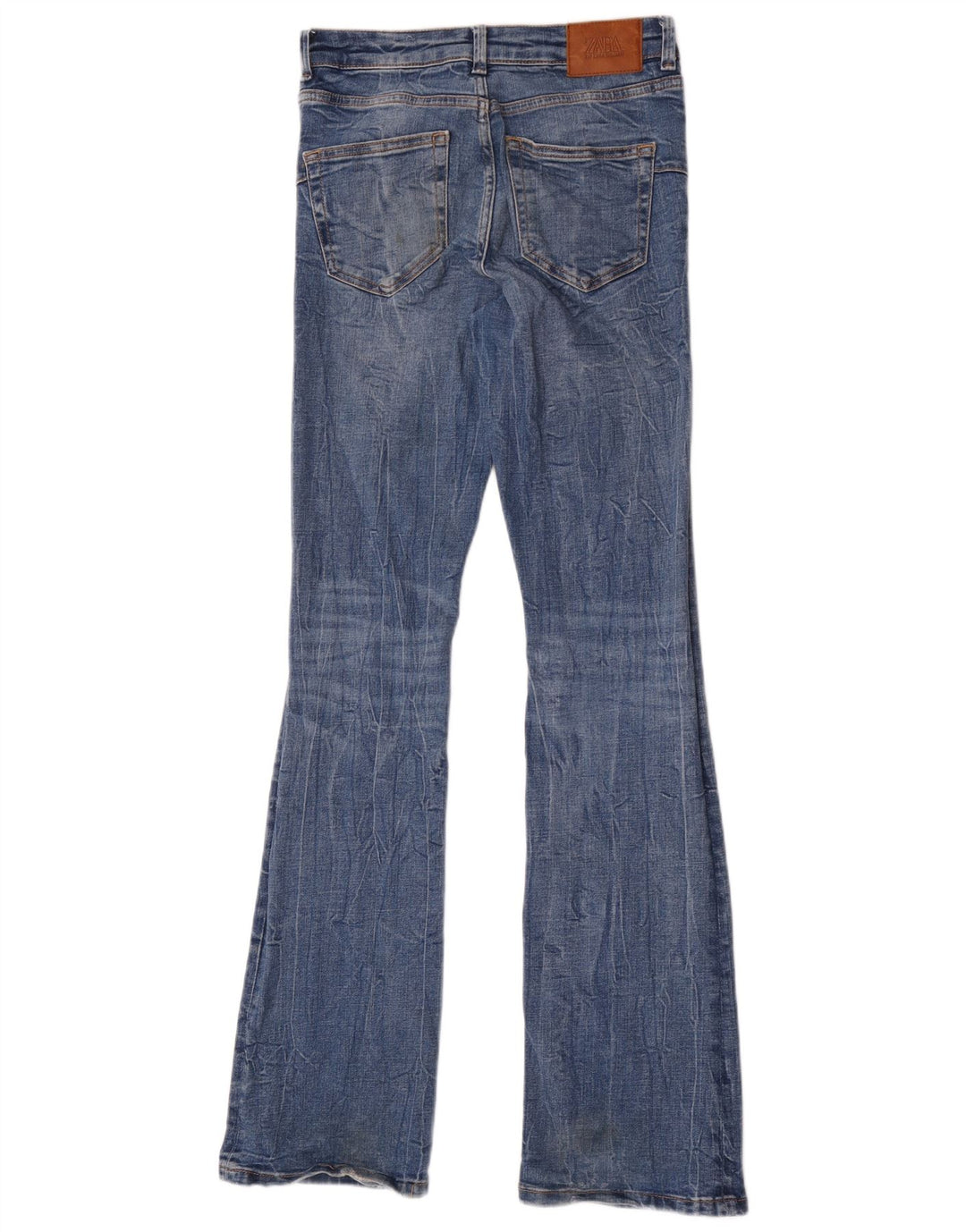 Jeans svasati da donna Zara EU 36 XS W26 L34 Blu