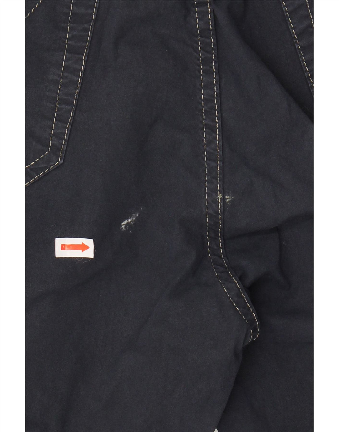 JECKERSON Pantaloni casual dritti da uomo W32 L28 cotone blu navy