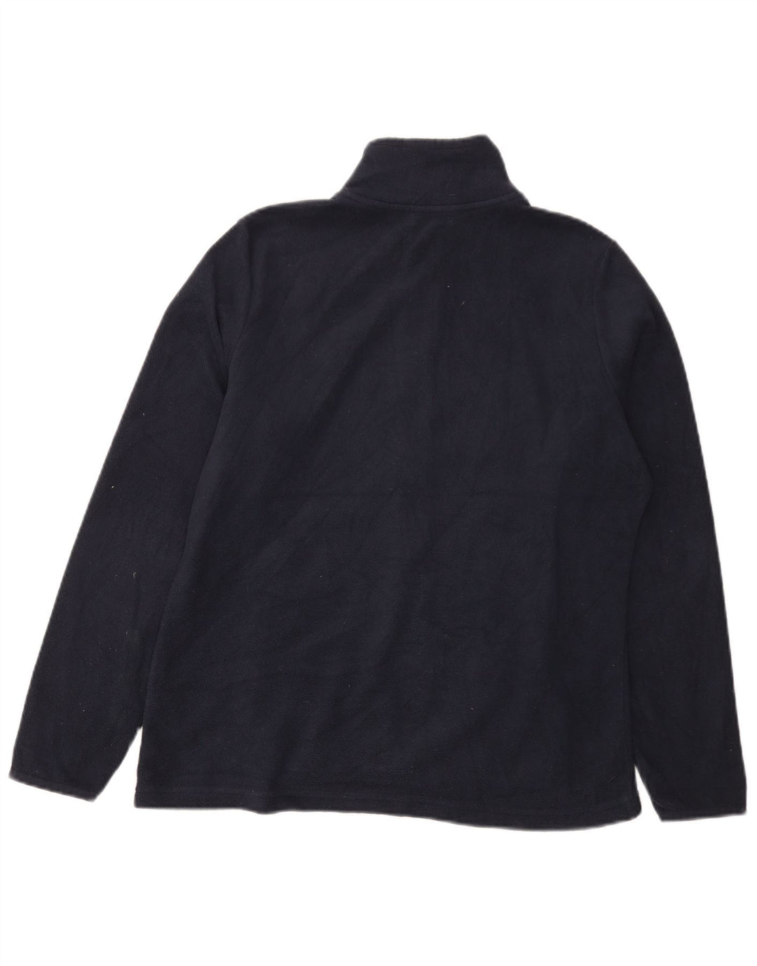 Giacca in pile da donna Marks & Spencer UK 14 grande poliestere blu navy