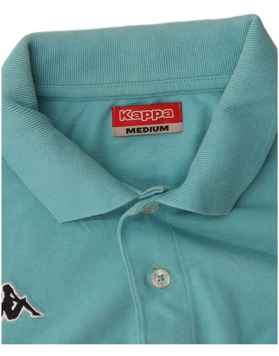 Polo Kappa da uomo blu medio