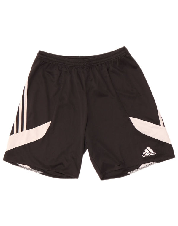 Pantaloncini sportivi da uomo Adidas Medium Black Colourblock in poliestere
