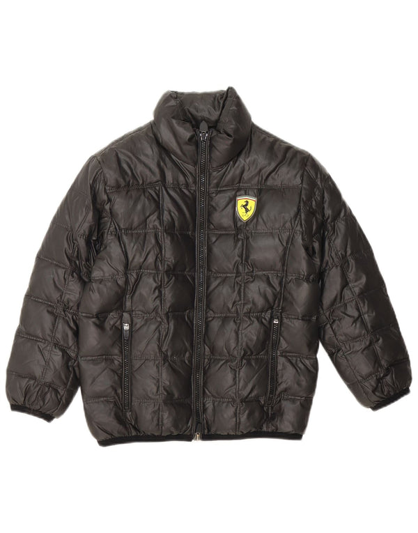Giubbotto Imbottito Ferrari Bambino 7-8 Anni Nylon Nero