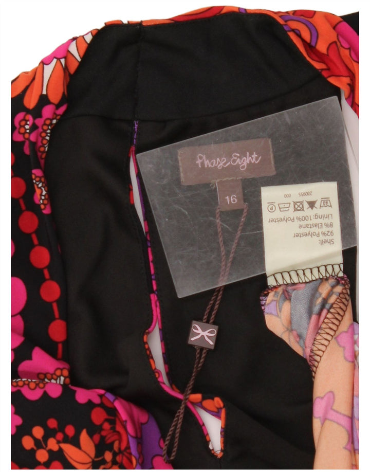 PHASE EIGHT Womens Sleeveless Maxi Dress UK 16 Large Multicoloured Floral