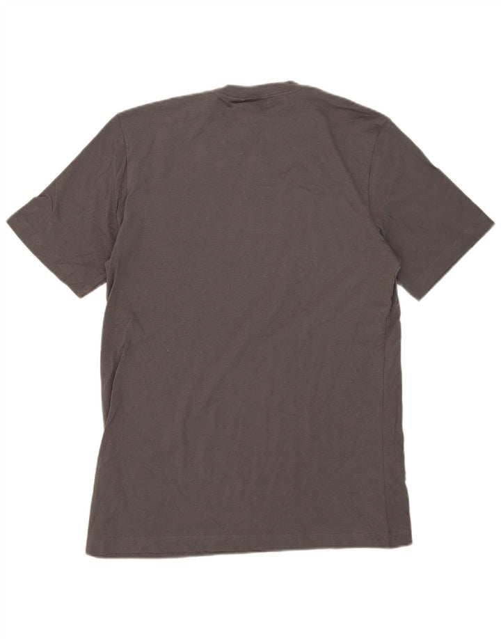 T-shirt grafica da uomo ADIDAS Top piccola in cotone grigio