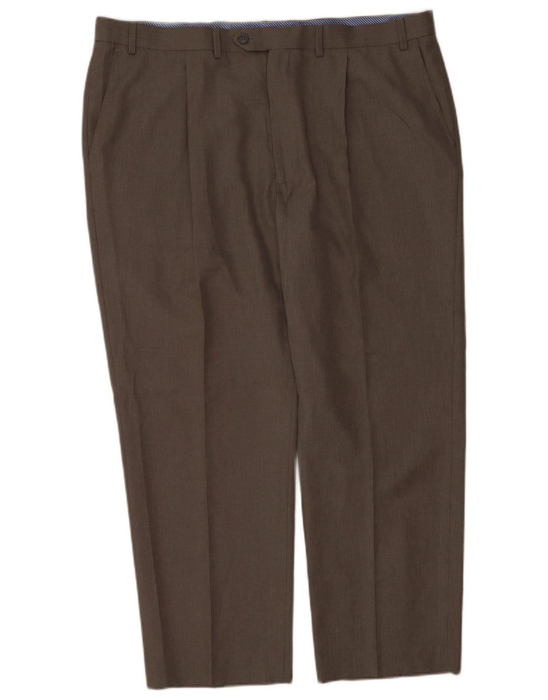 Pantaloni da abito con pegging da uomo Marks & Spencer su misura W42 L29 Grigi