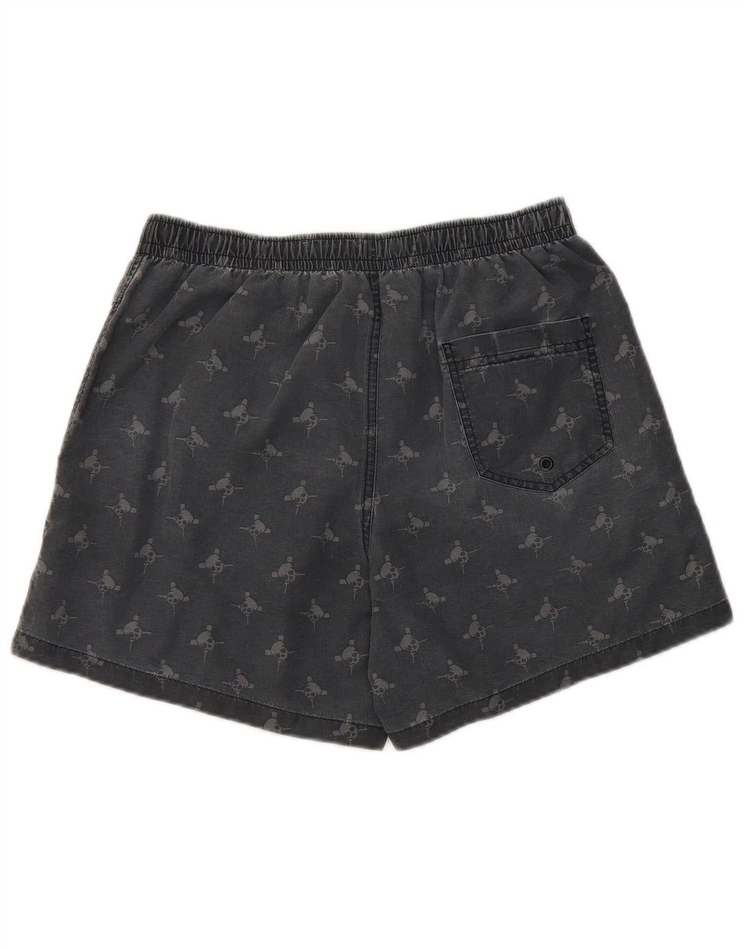 Pantaloncini da bagno Zara da uomo con motivo astratto in nylon grigio medio
