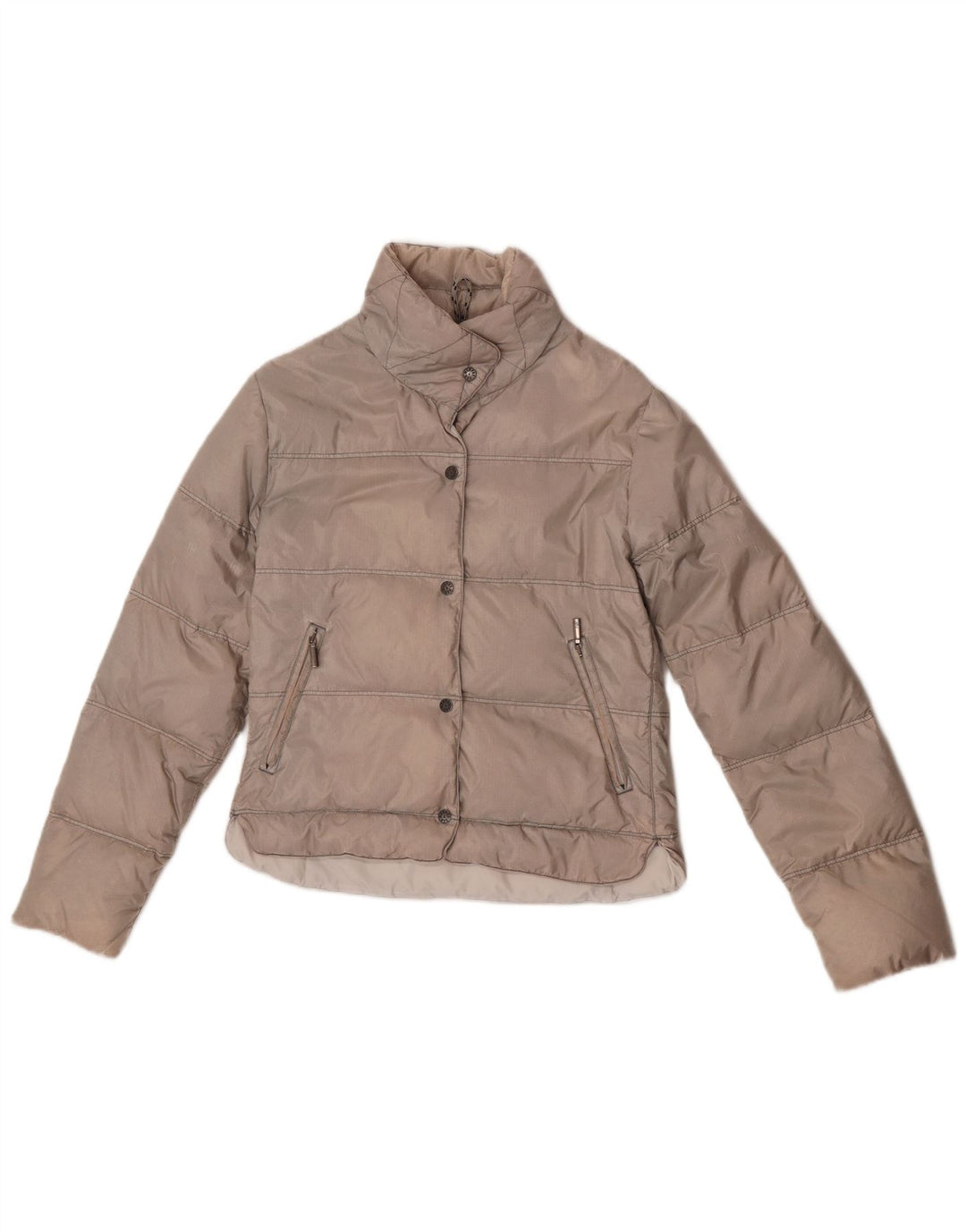 Giacca imbottita da donna Murphy & Nye UK 10 Small Beige Poliammide