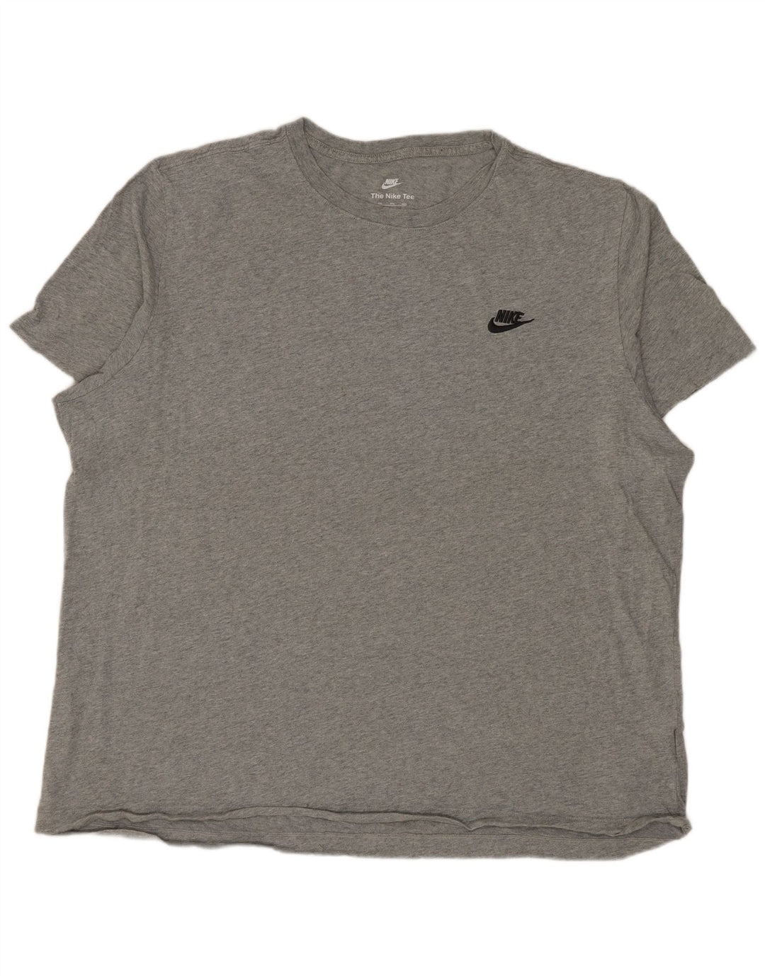 T-shirt da uomo NIKE Top 2XL cotone chiazzato grigio